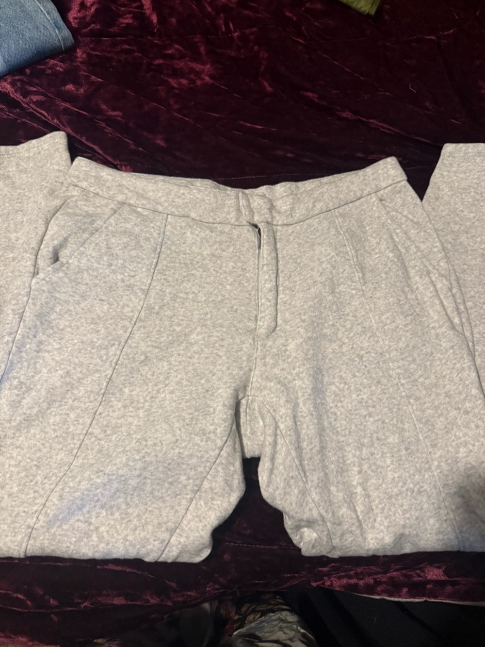 New with tag Chaser Light Gray sweatpants with tapered cuffs